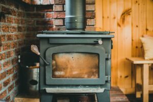 A gas boiler installed in a UK home