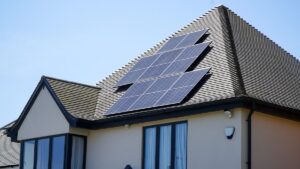 Modern UK home with energy efficient features