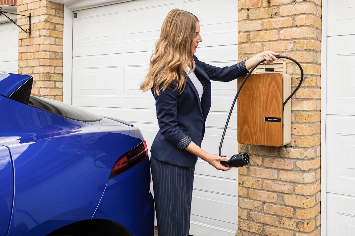 Electric vehicle home charger wallbox