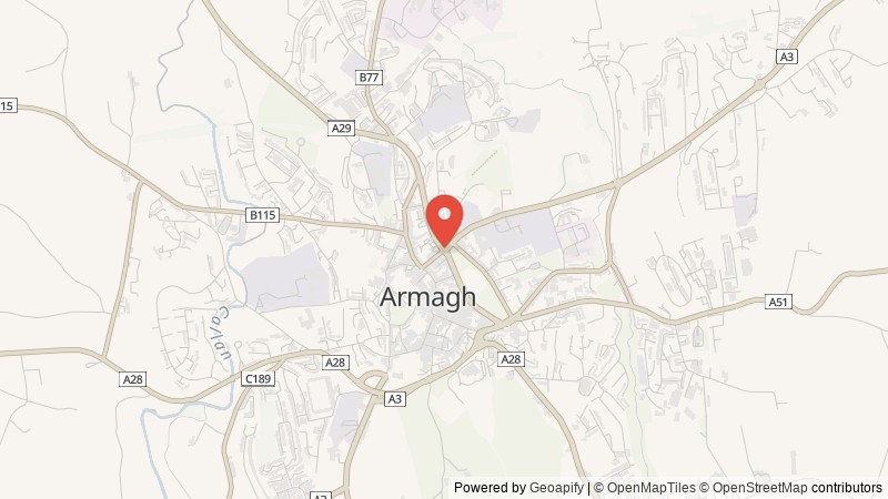 Map of Armagh, Armagh City Banbridge and Craigavon