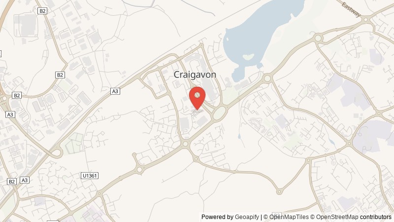 Map of Craigavon, Armagh City Banbridge and Craigavon