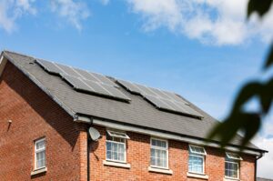 UK home exterior with energy upgrades